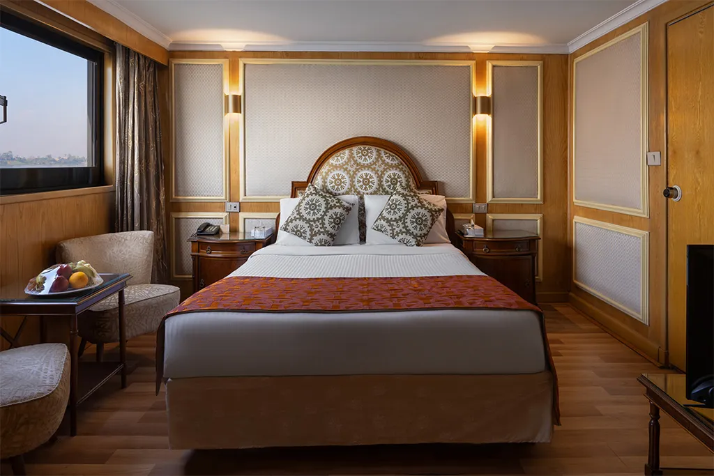 Cabin aboard the MS Tarot Nile Cruise Nile cruise